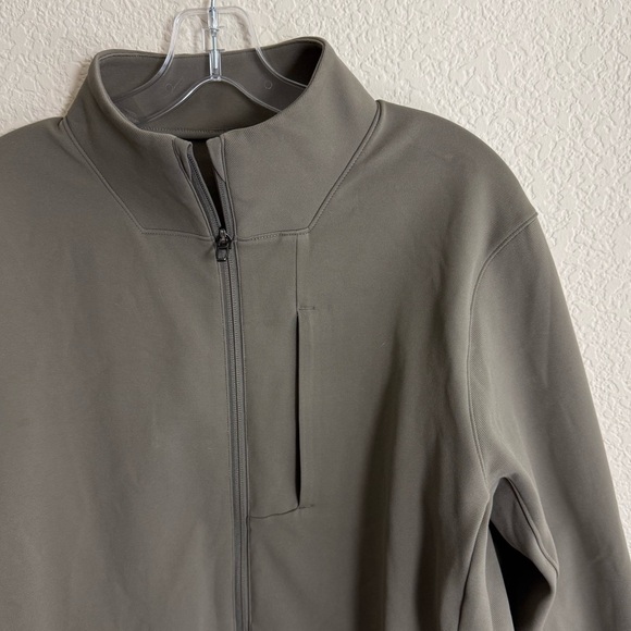 Lululemon Sojourn Jacket Large Mens Zip Up Warpstreme High Neck - Picture 2 of 9